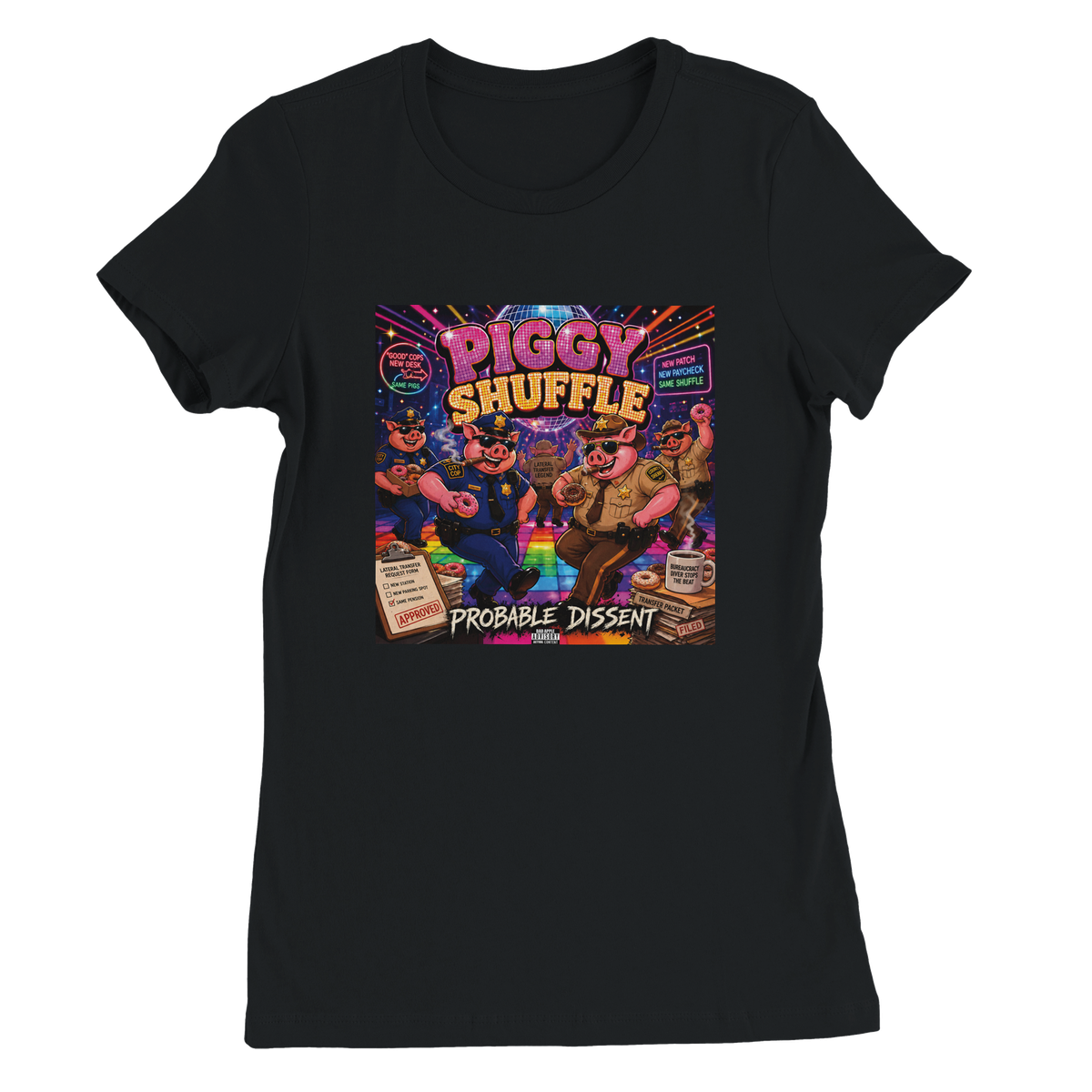 Piggy Shuffle - Women’s Cut T-Shirt
