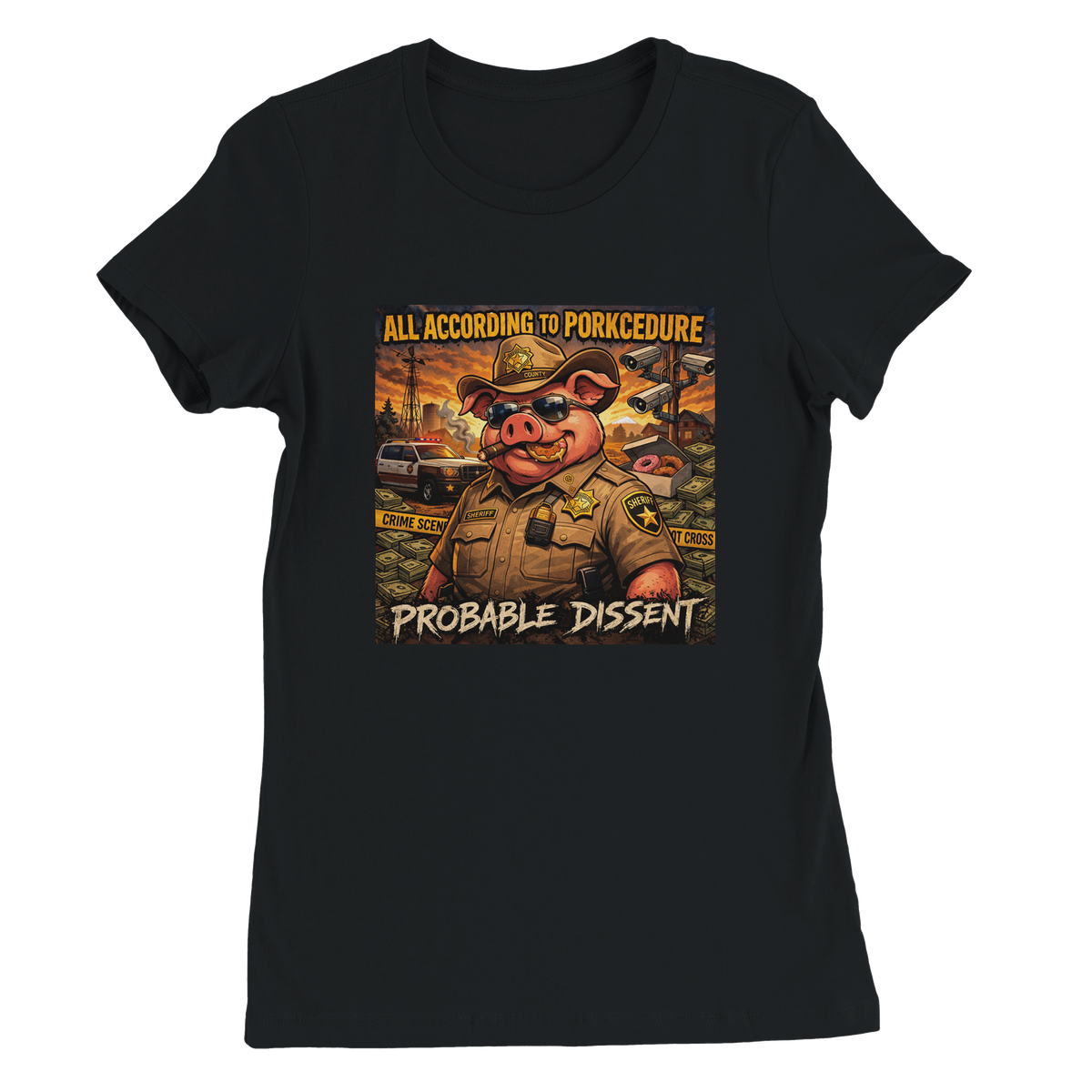 All According to Porkcedure - Women’s Cut T-Shirt