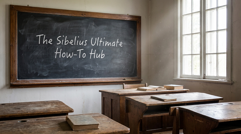 Sibelius Ultimate How-To Hub for notation software lessons