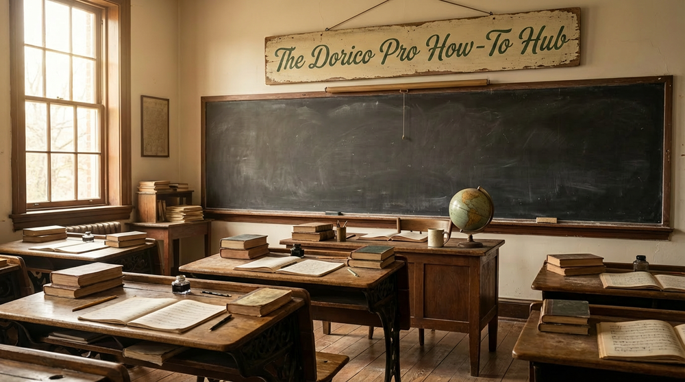 Dorico Pro How-To Hub for notation software lessons