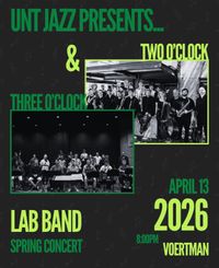 Two and Three O'Clock Lab Band Spring Concert