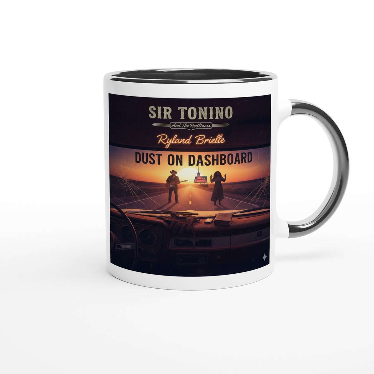 DUST on the dashboard - Ceramic Mug