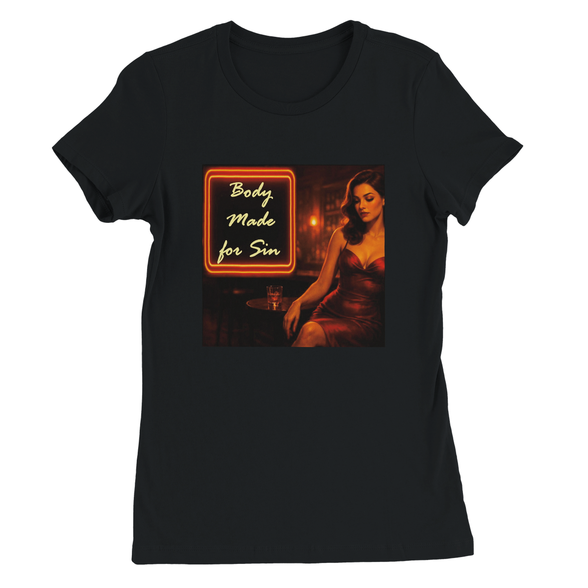 Body Made for Sin - Women’s Cut T-Shirt