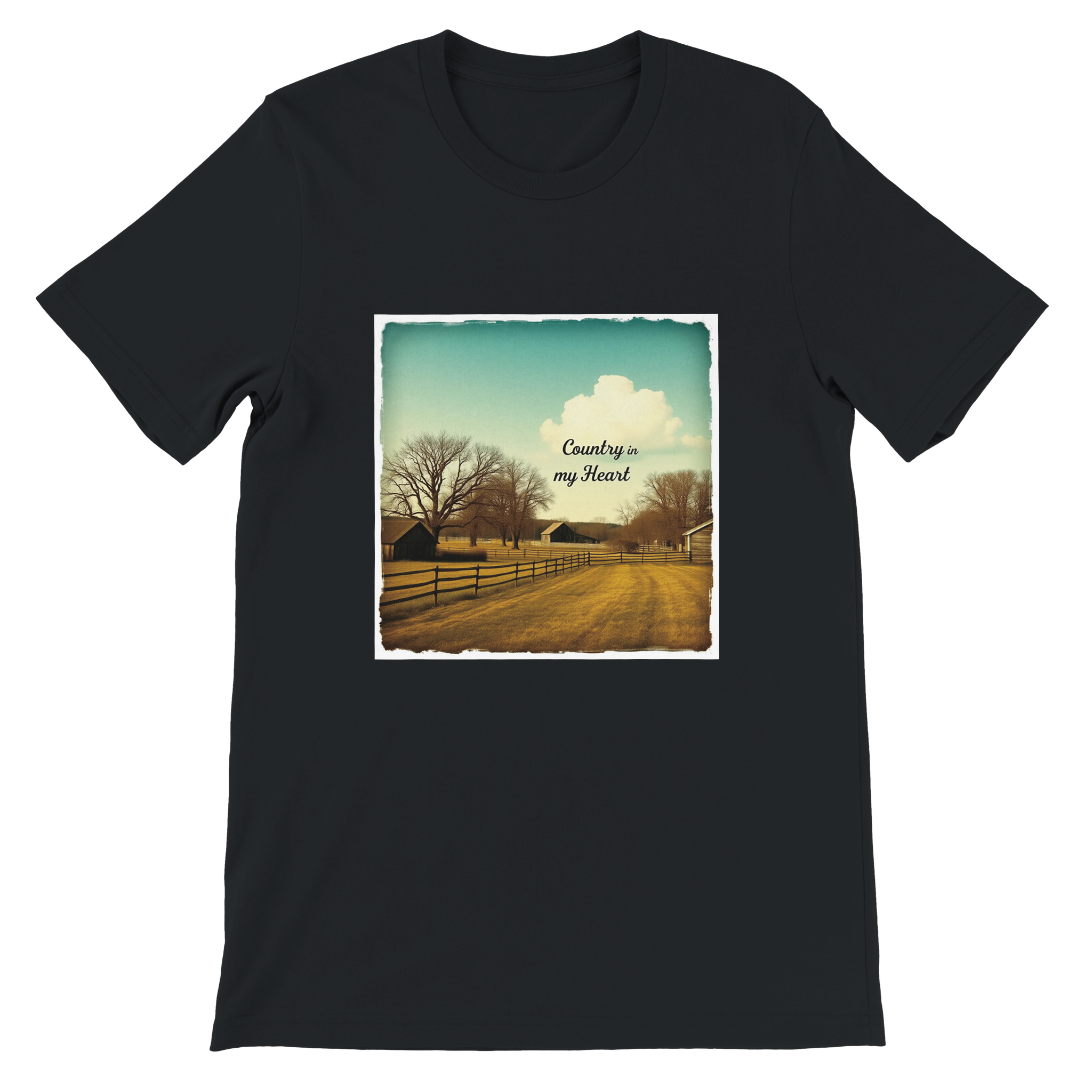 Country in My Heart, Tribute to Mom &amp; Dad - Unisex T-Shirt