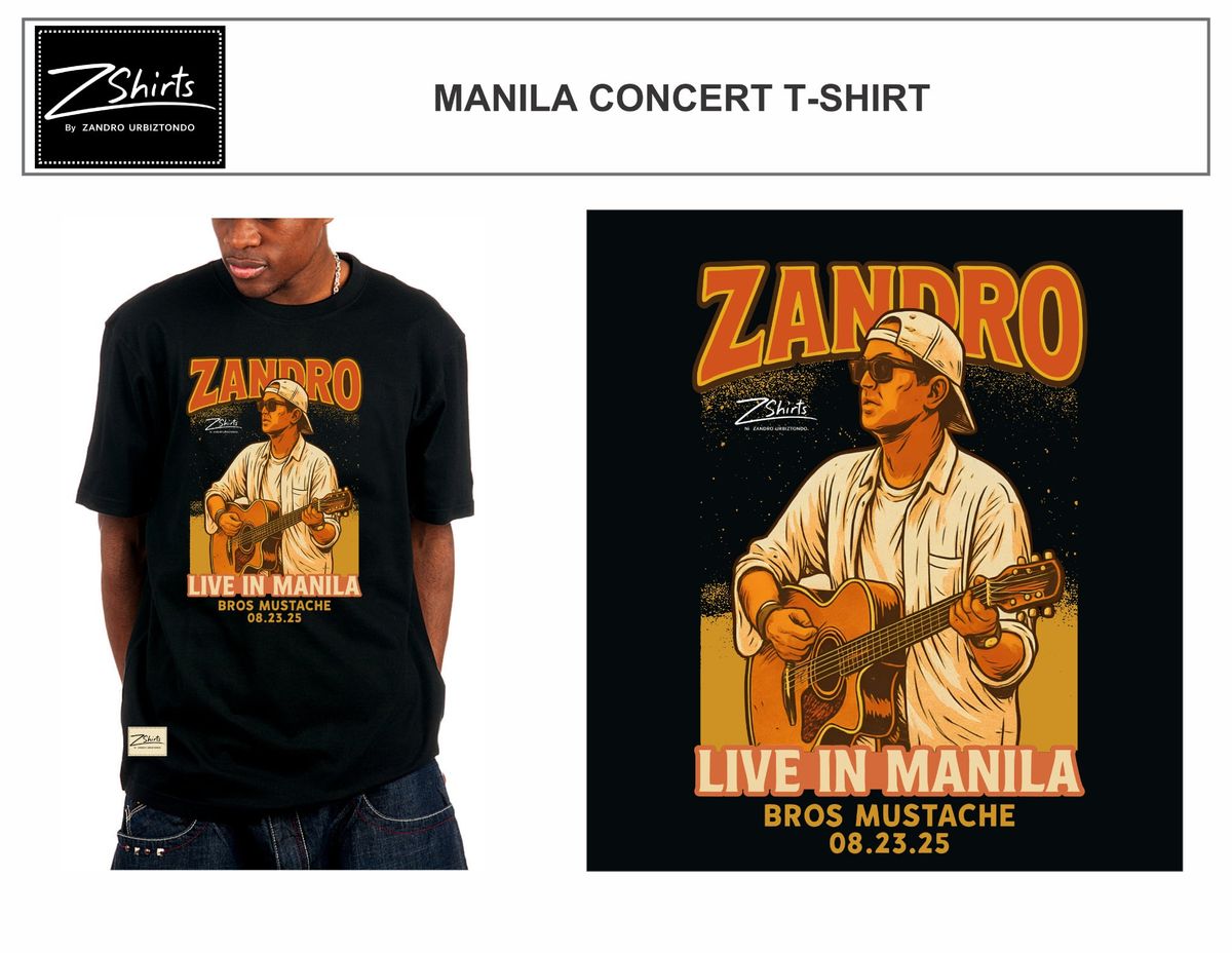 Z-Shirts -ZANDRO LIVE IN MANILA