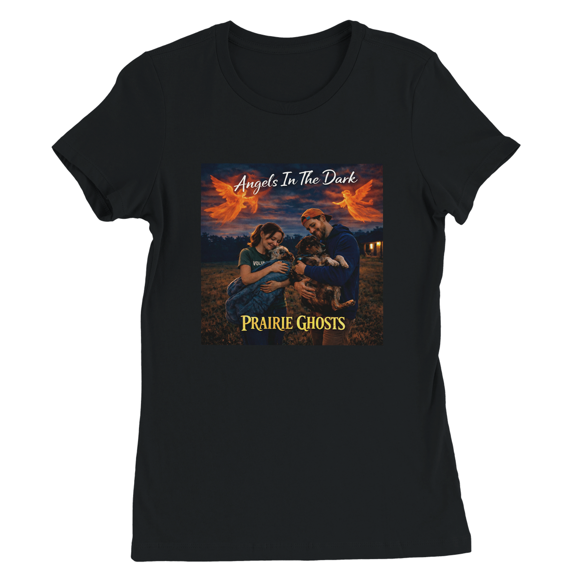 Angels In The Dark (feat. Dakota Willow, Donna Hoffman, Bobby Winters & Cody Ridge) - Women’s Cut T-Shirt