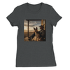 You're Not Drinking Alone If Your Dog Is Home - Women’s Cut T-Shirt