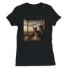 You're Not Drinking Alone If Your Dog Is Home - Women’s Cut T-Shirt