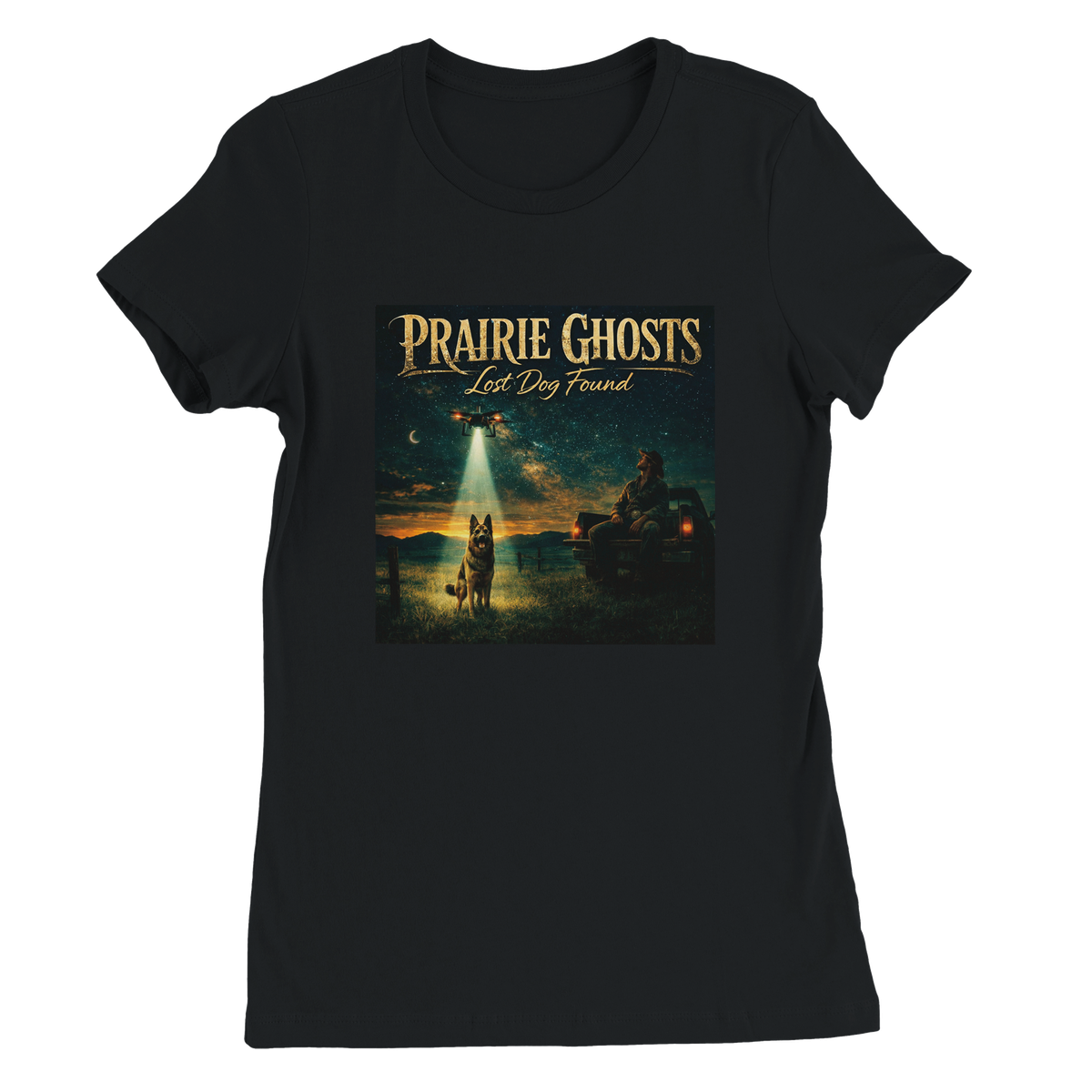 Lost Dog Found (feat. Dakota Willow, Cody Ridge, Donna Hoffman & Bobby Winters) - Women’s Cut T-Shirt