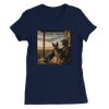 You're Not Drinking Alone If Your Dog Is Home - Women’s Cut T-Shirt