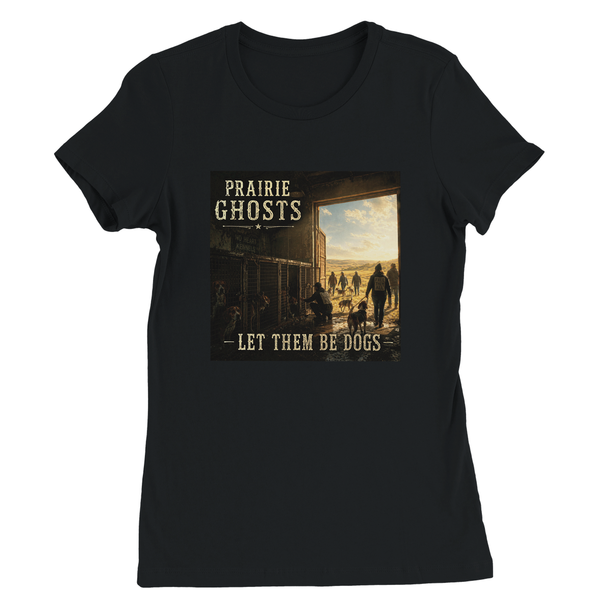 Let Them Be Dogs (feat. Dakota Willow, Donna Hoffman & Bobby Winters) - Women’s Cut T-Shirt