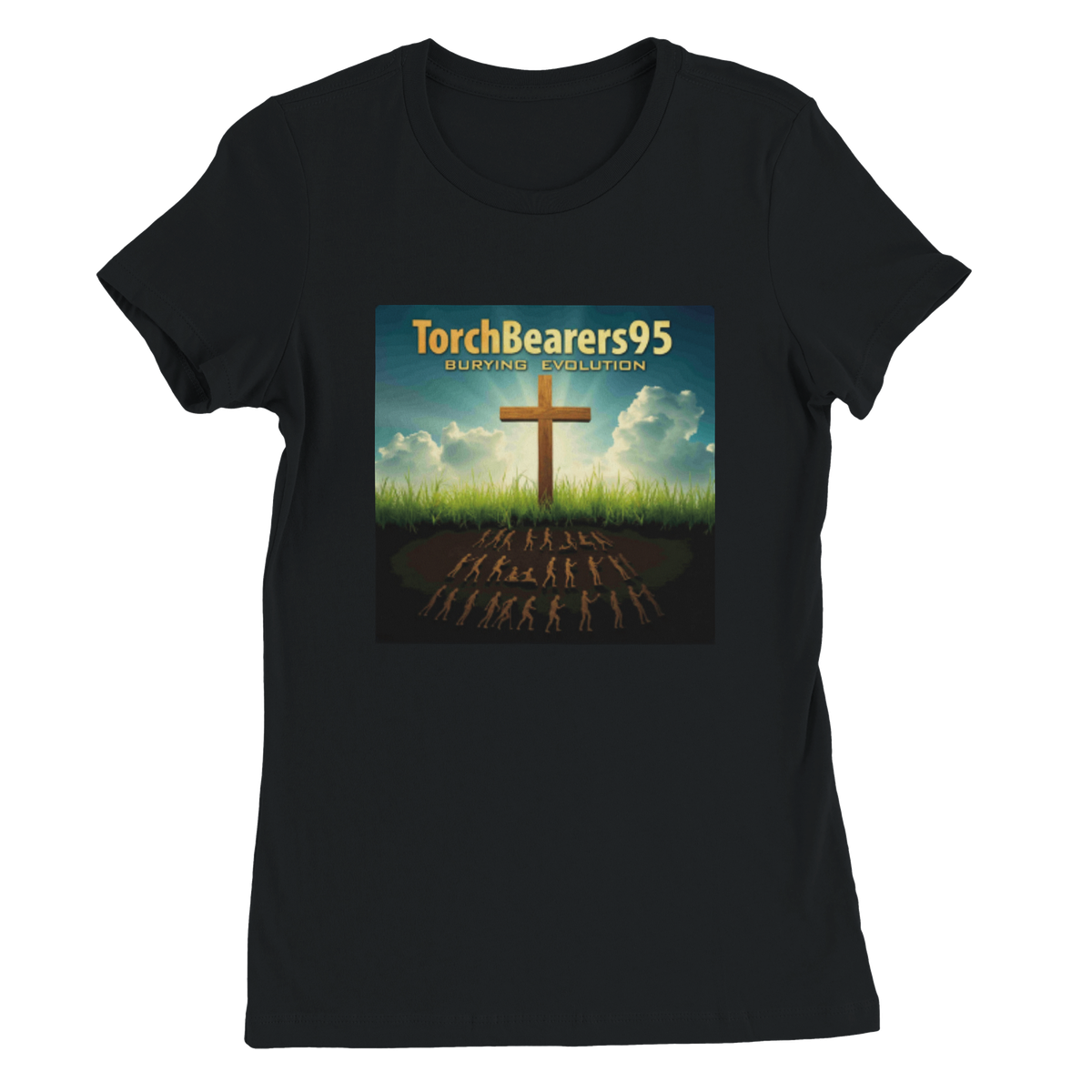 Burying Evolution - Women’s Cut T-Shirt