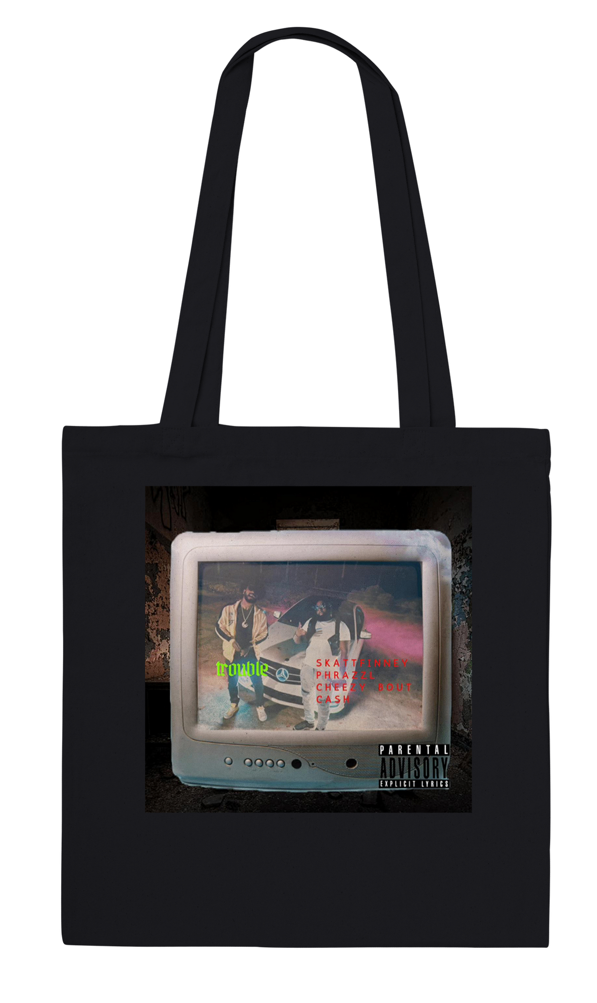 TROUBLE - Tote bag