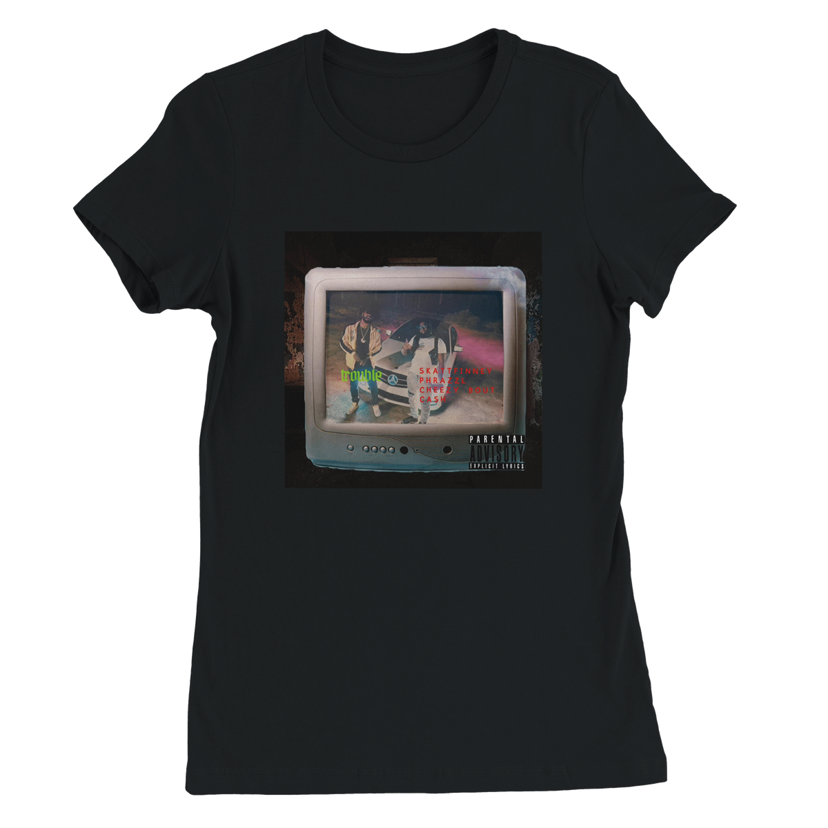 TROUBLE - Women’s Cut T-Shirt