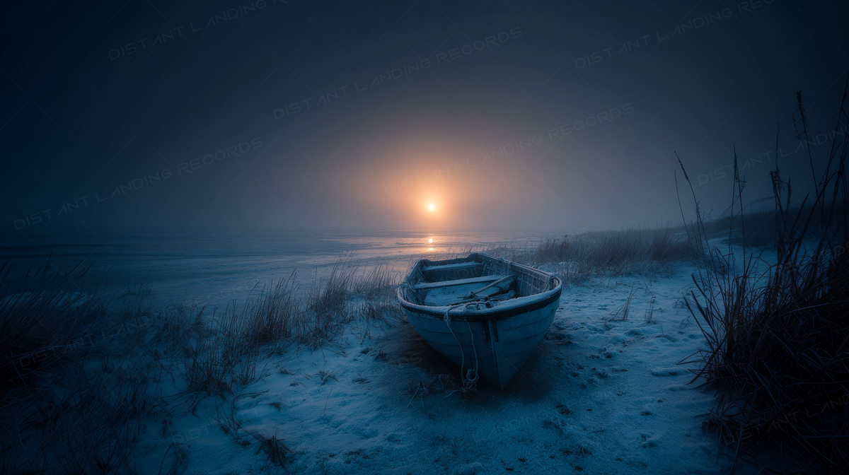 Boat At The Beach - Soft Morning Rise
