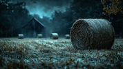 Autumn Farm - Cold Steel Blue