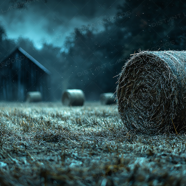 Autumn Farm - Cold Steel Blue