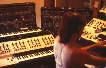 Bruce in the analog corner of his studio
