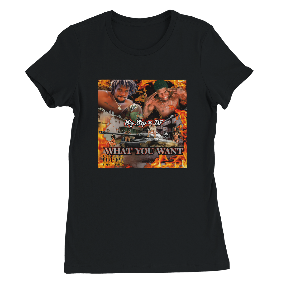 What You Want (feat. Team300Flows) - Women’s Cut T-Shirt