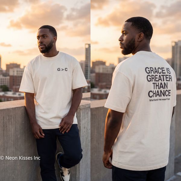GRACE IS GREATER THAN CHANCE TEE