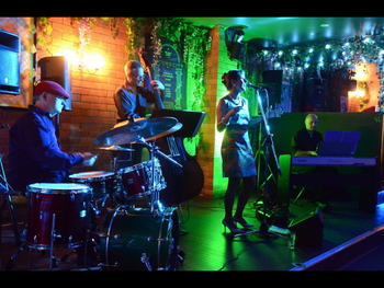 With swing alive at a Caloundra venue around 2015
