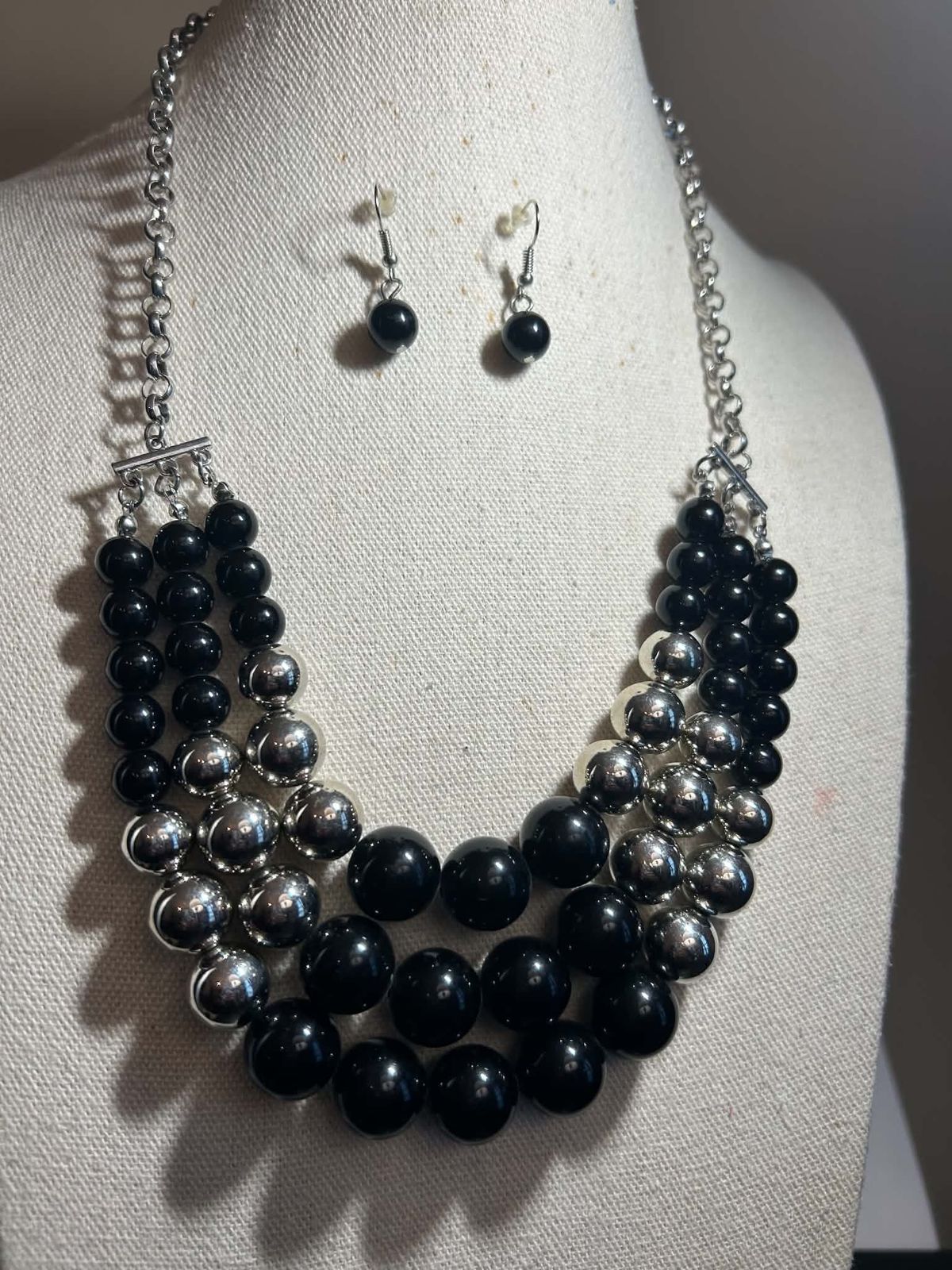 Black Silver Multi