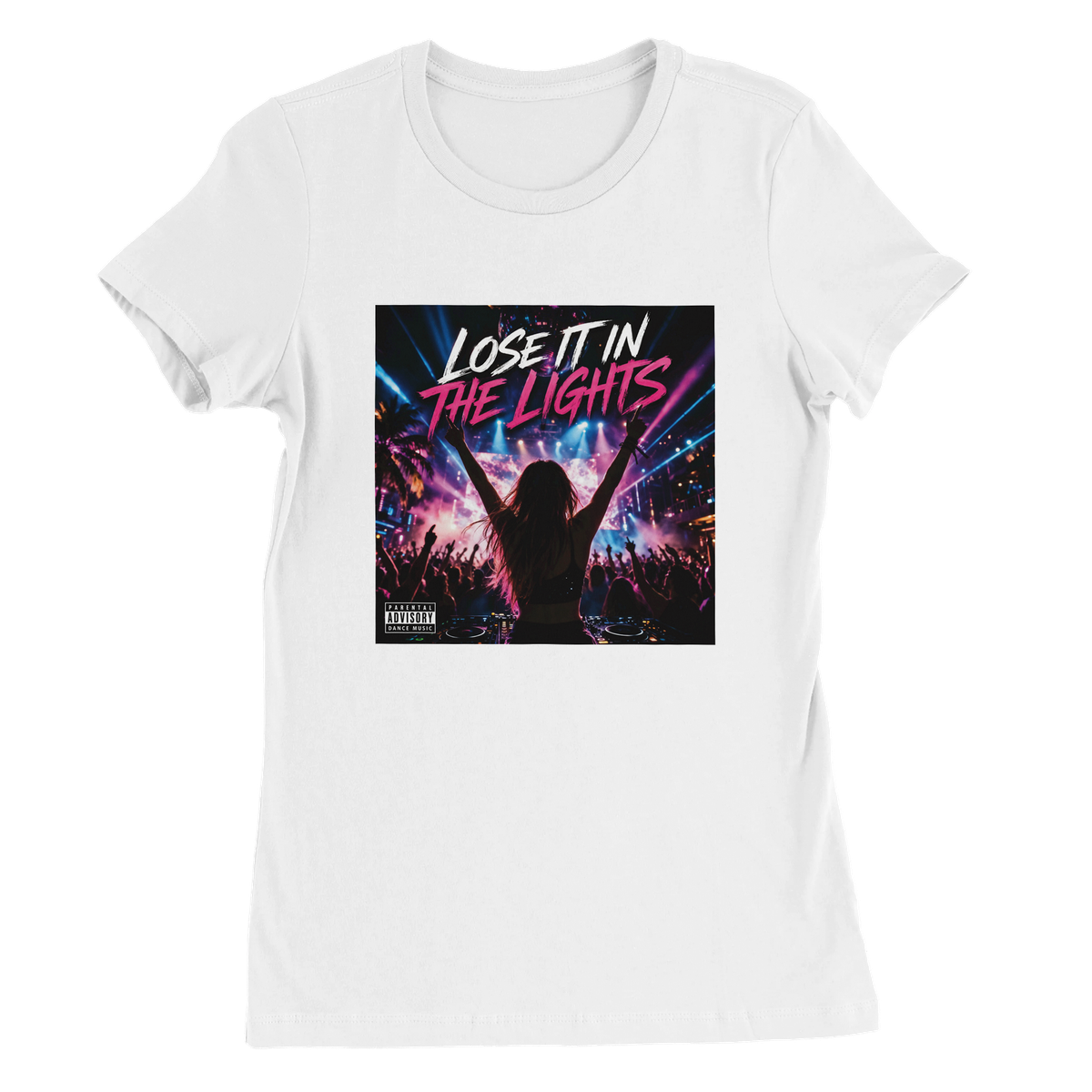 Lose It in the Lights - Women’s Cut T-Shirt