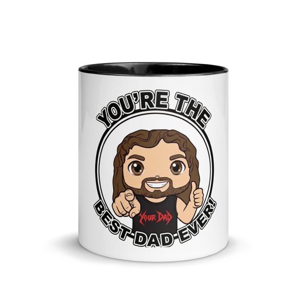 "YOU'RE THE BEST DAD EVER!" LOGO STYLE COFFEE MUG