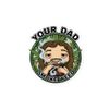 YOUR DAD OFFICIAL SMOKE WEED STICKERS