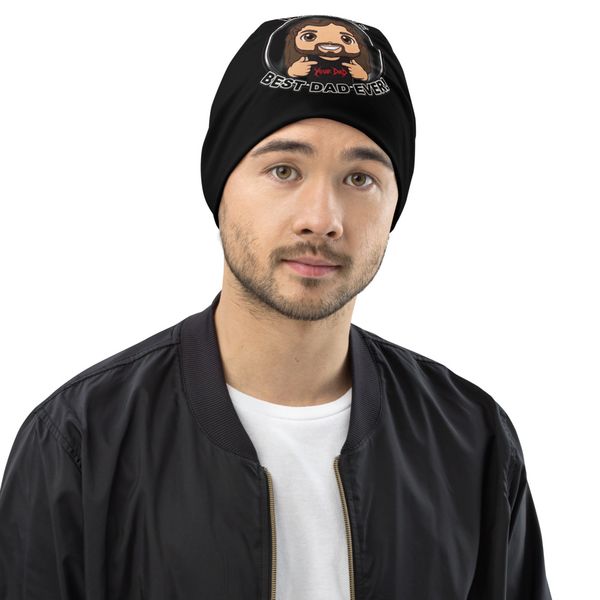 "I'M THE BEST DAD EVER" LOGO BEANIE
