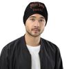 BEST DAD EVER TEXT LOGO BEANIE!