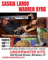 Saskia Laroo and Warren Byrd Thursday Evening Jazz Series