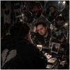 Talking to the mirror - Fine Art Poster