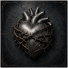(Metal) heart - Fine Art Poster