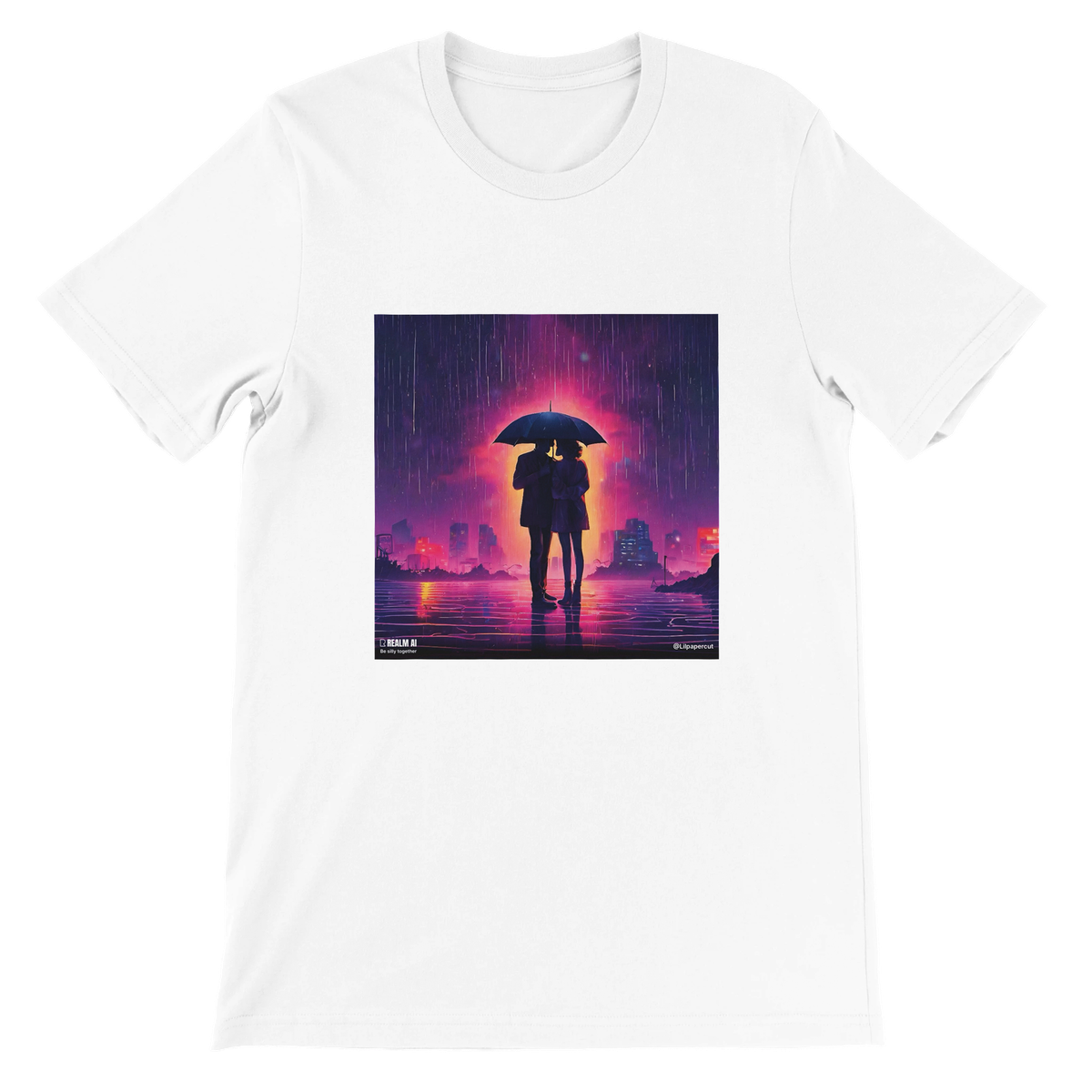 Eletric hearts and neon rain - Unisex T-Shirt