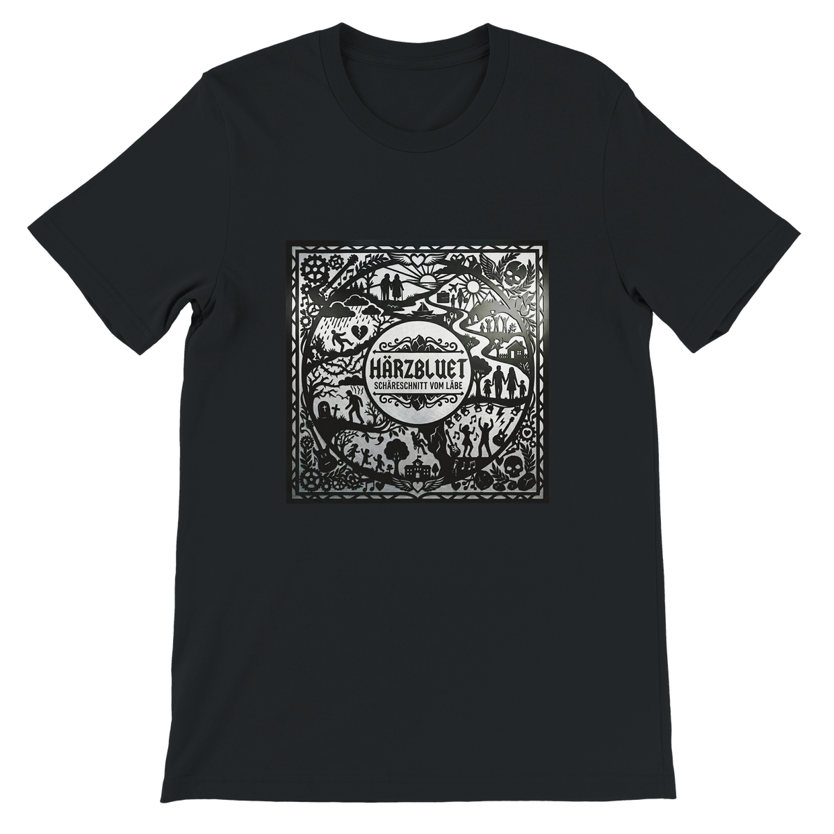 Schäreschnitt vom Läbe - Unisex T-Shirt