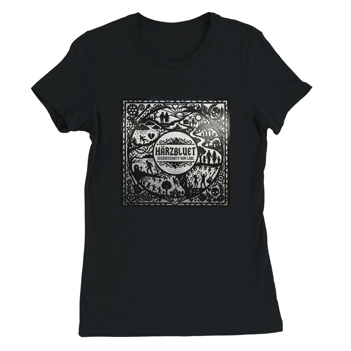 Schäreschnitt vom Läbe - Women’s Cut T-Shirt