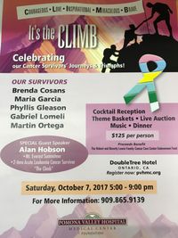 It's the Climb Celebrating Cancer Survivors Triumphs.