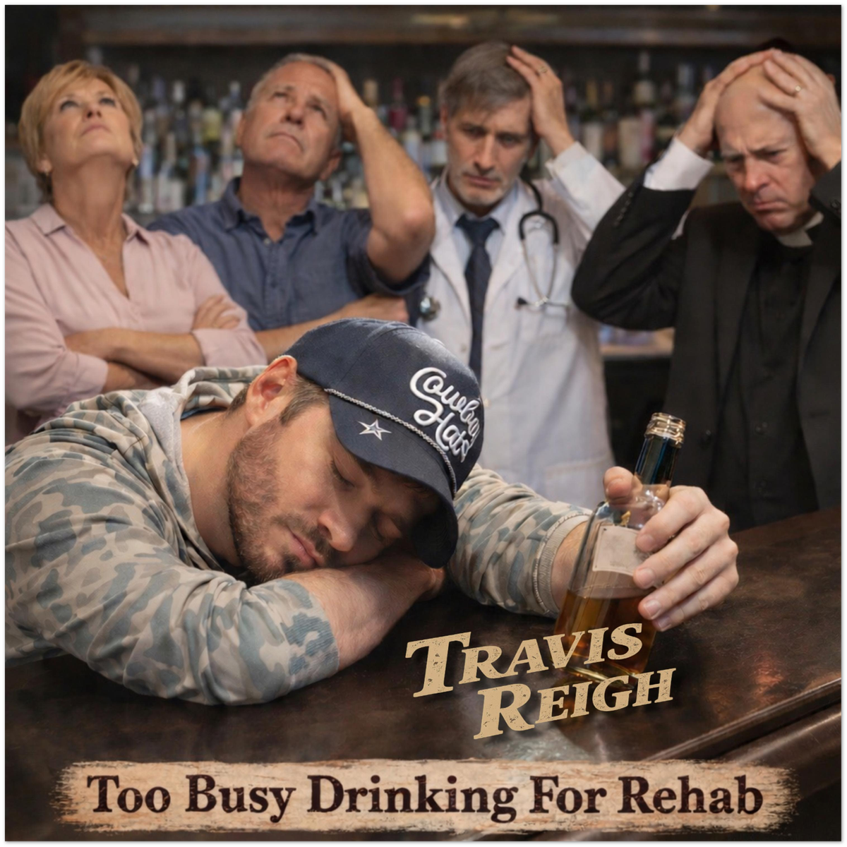 Too Busy Drinking For Rehab - Fine Art Poster