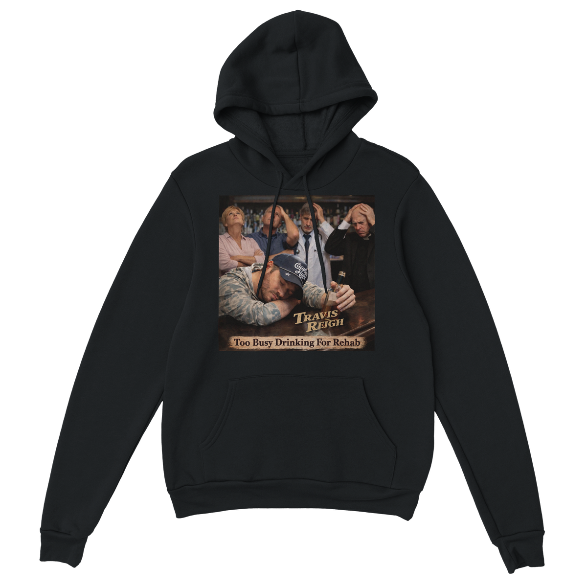 Too Busy Drinking For Rehab - Classic Unisex Pullover Hoodie