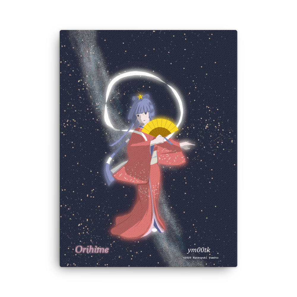 Orihime – Japanese Star Festival Canvas Art (18×24 / 24×32) | ym00tk