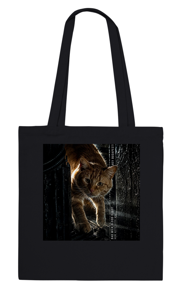 BAD MILK BLOOD ROBOT (HERE KITTY KITTY MIX) - Tote bag