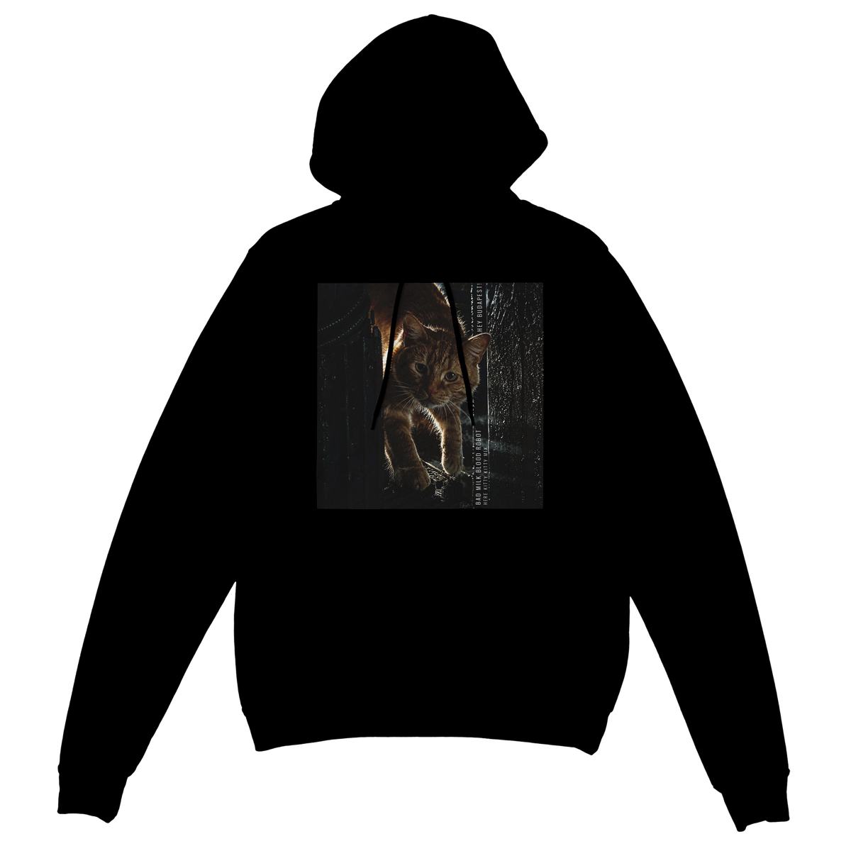 BAD MILK BLOOD ROBOT (HERE KITTY KITTY MIX) - Classic Unisex Pullover Hoodie