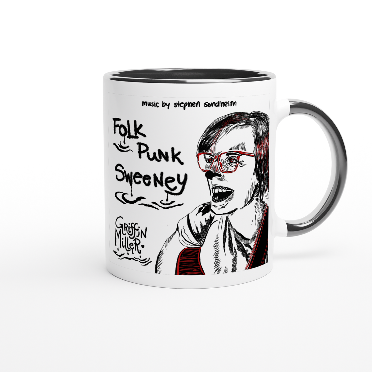 Folk Punk Sweeney - Ceramic Mug