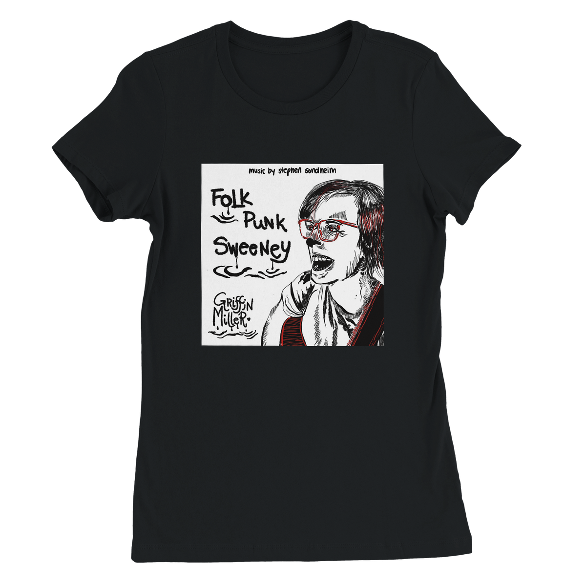 Folk Punk Sweeney - Women’s Cut T-Shirt