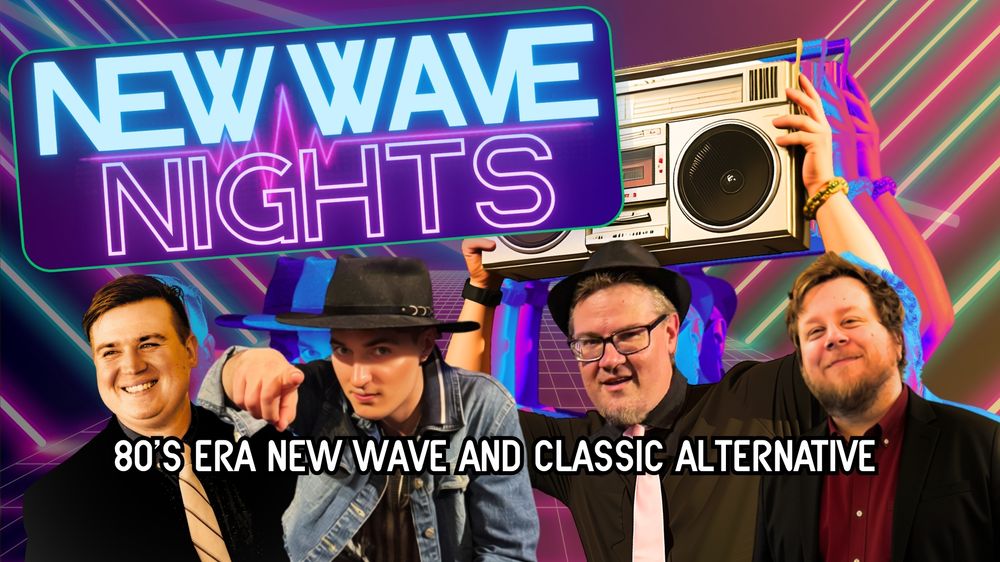 New Wave Nights, 80s cover band, new wave cover band, 80s new wave band, Pennsylvania cover band, Philadelphia cover band, Royersford band, Philly live music, 80s tribute band, synth pop cove