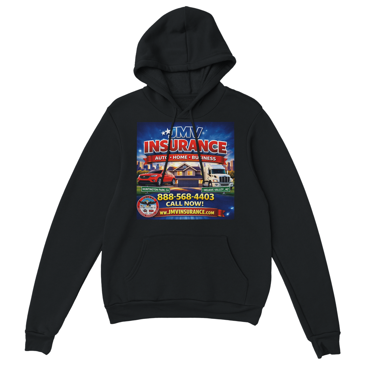 “JMV Insurance – We Got You Covered” - Classic Unisex Pullover Hoodie