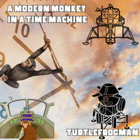 A Modern Monkey In a Time Machine by TurtleFrogMan