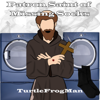 The Patron Saint of Lost Socks by TurtleFrogMan
