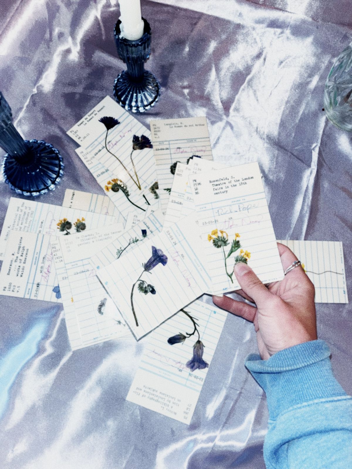 Pressed Flower Bookmarks (Handmade)